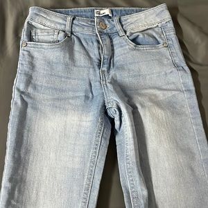 light washed jeans. size 12 in kids.